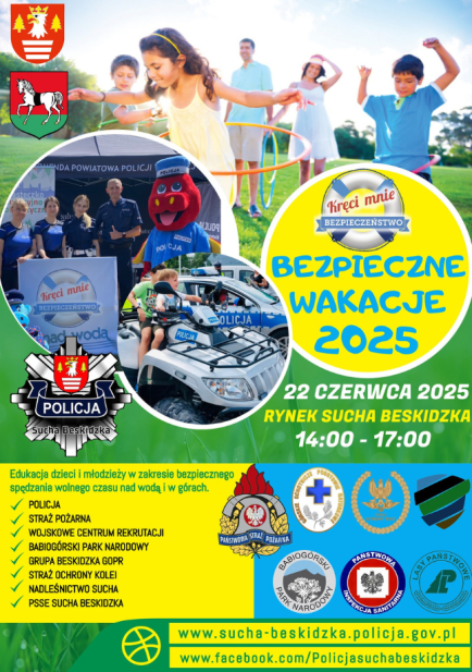 „Bezpieczne Wakacje” w Suchej Beskidzkiej