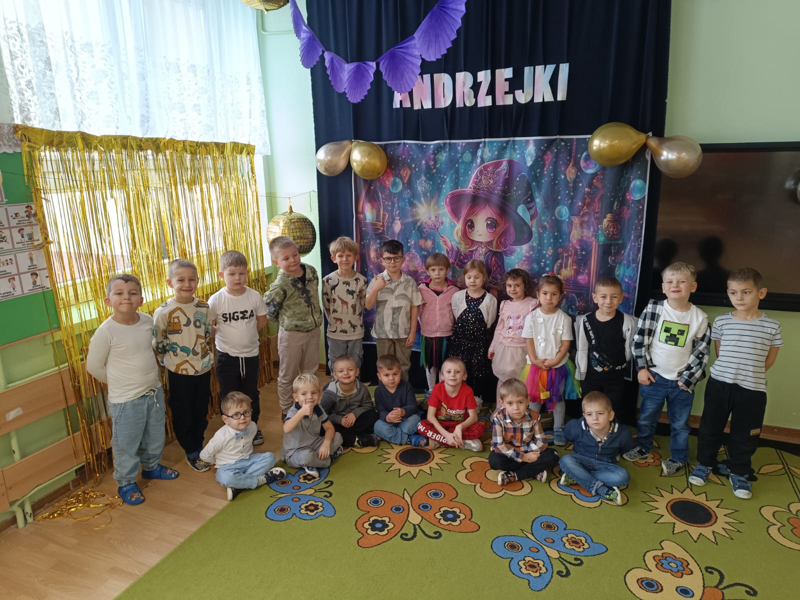 Zabawa Andrzejkowa w przedszkolu