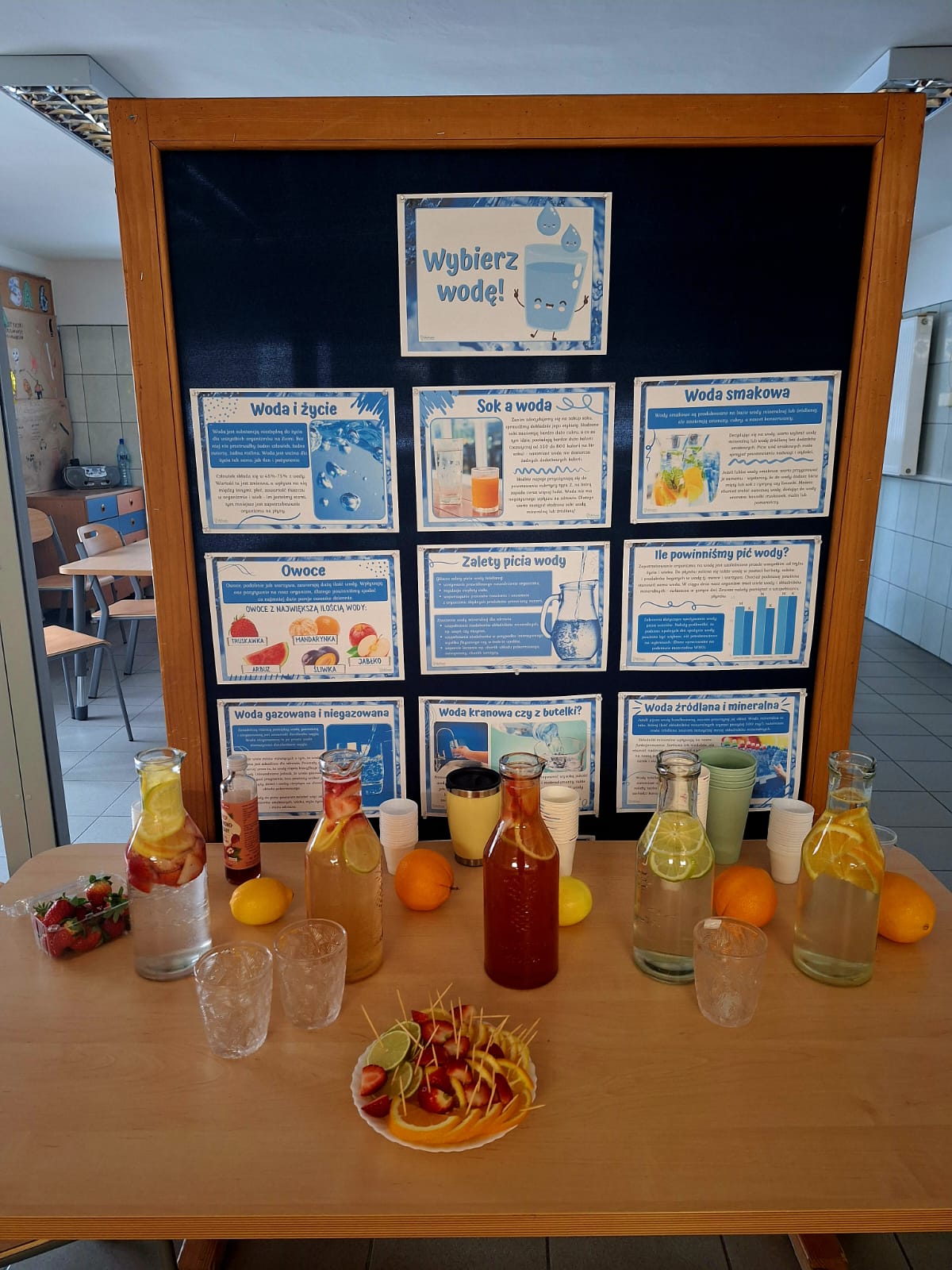 Akcja promująca zdrowe nawyki związane z prawidłowym nawodnieniem organizmu.