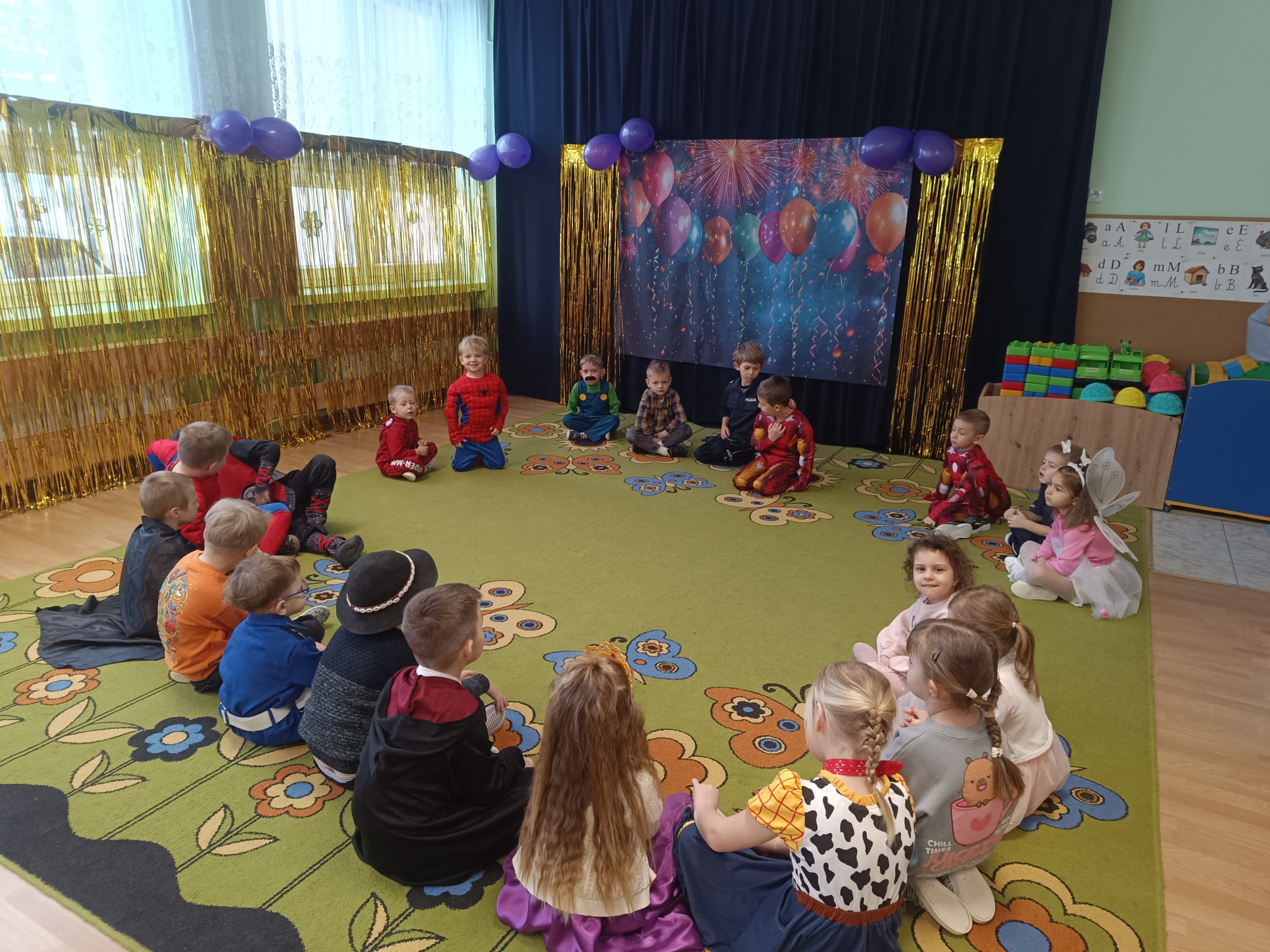 Zabawa karnawałowa w przedszkolu