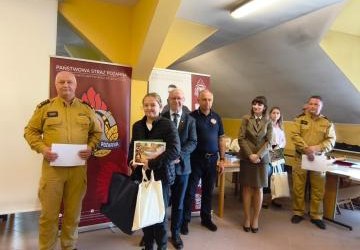 Ogólnopolskim Turnieju Wiedzy Pożarniczej ,,Młodzież Zapobiega Pożarom”- etap powiatowy