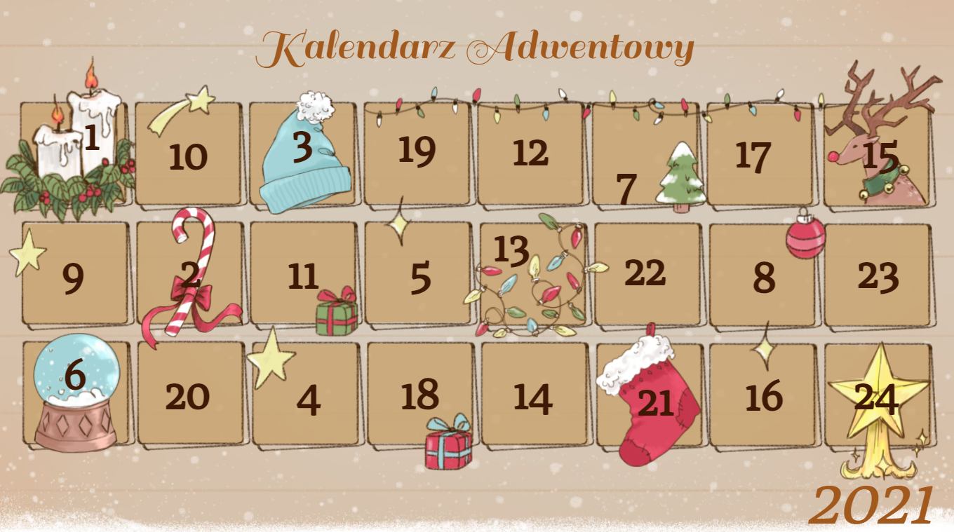 KALENDARZ ADWENTOWY 2021