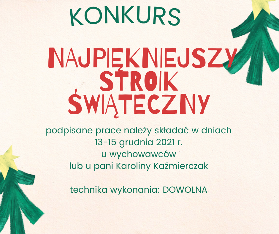 Konkurs na najpiękniejszy stroik świąteczny