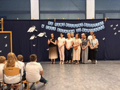 Podziękowania rodziców uczniów kl.8.