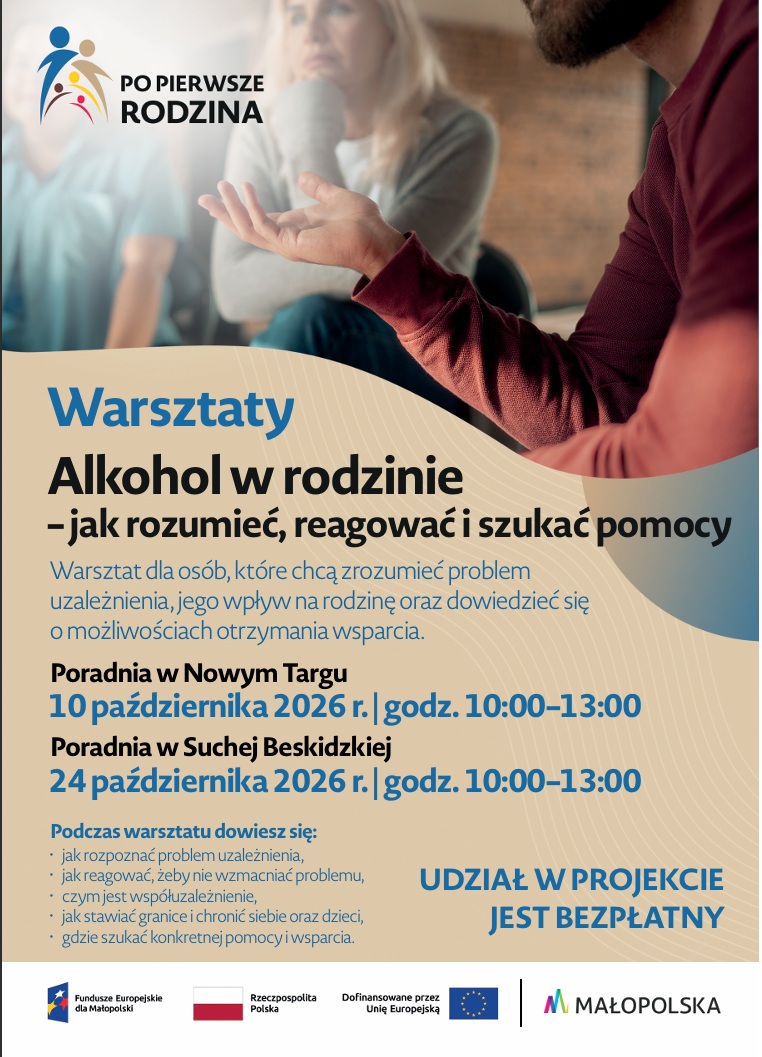 Bezpłatna pomoc dla rodzin – projekt „Po pierwsze Rodzina