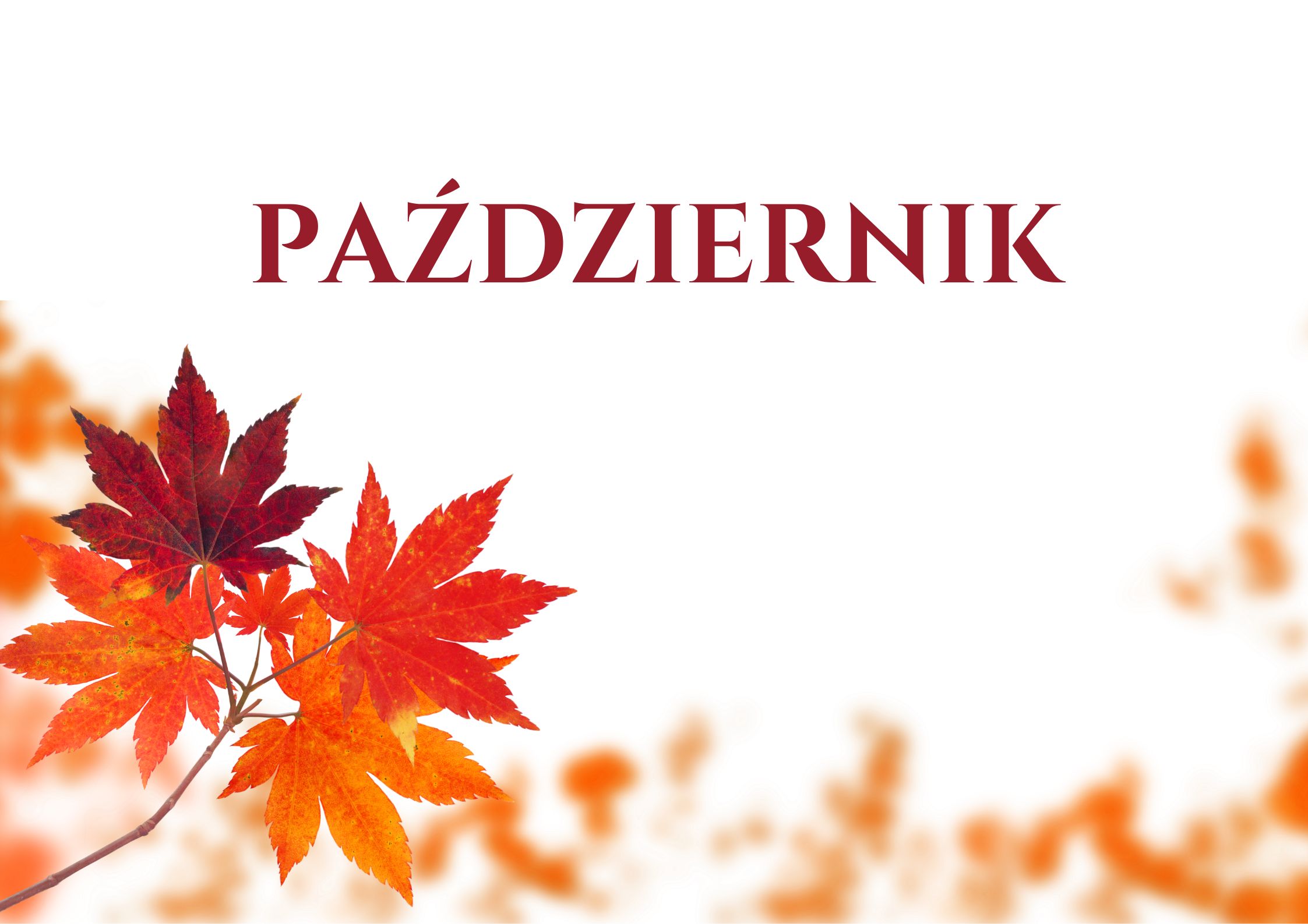 Kalendarium - Październik