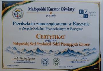 🌿🍎 Wspaniałe wyróżnienie dla naszego przedszkola! 🏆💚