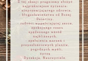 Życzenia świąteczne