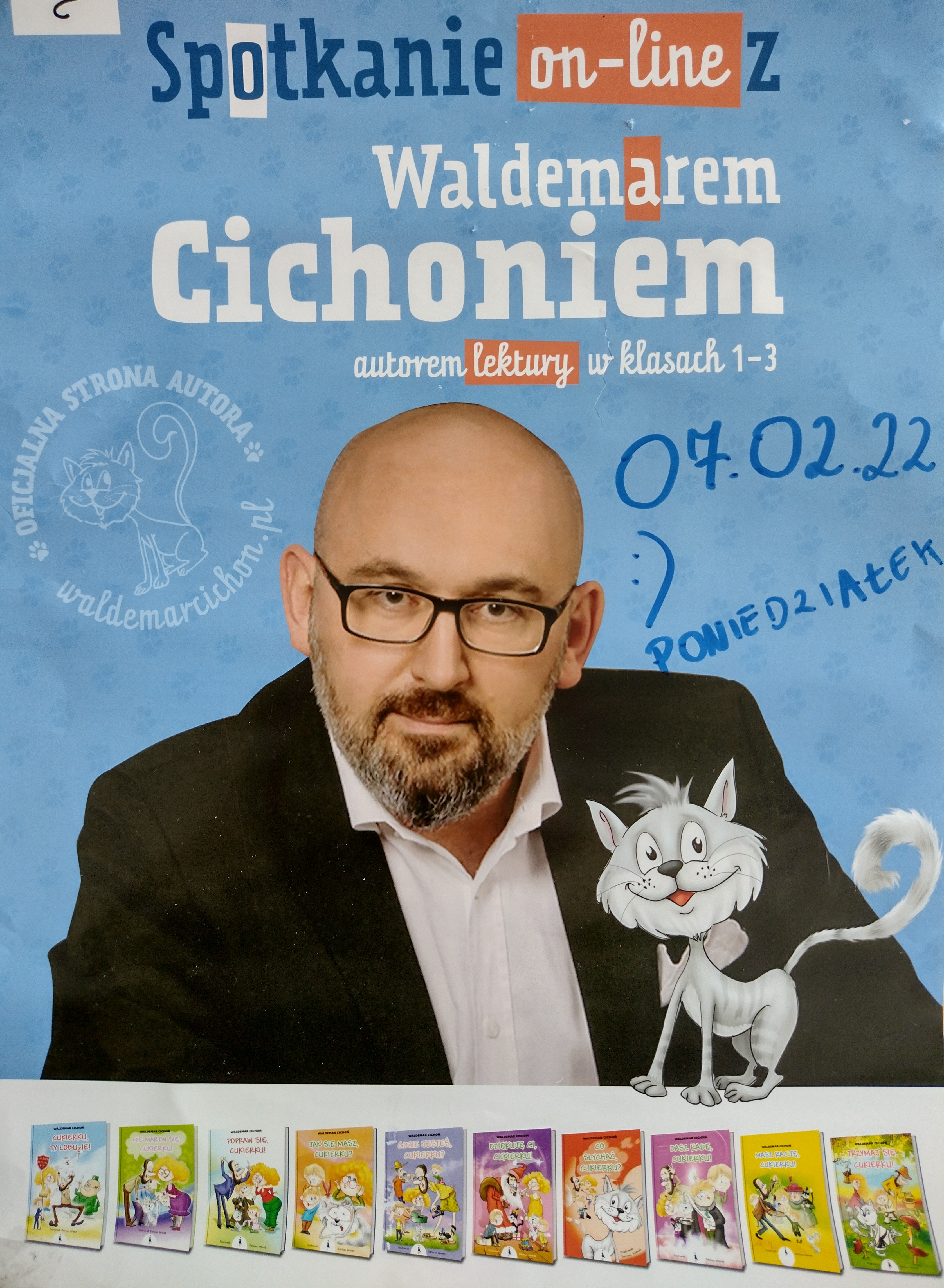 Spotkanie autorskie z Panem Waldemarem Cichoniem
